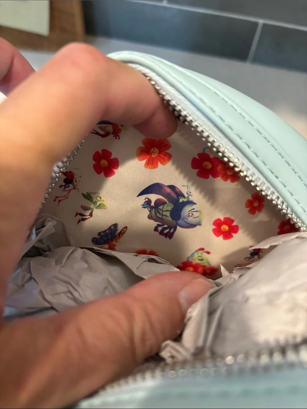 A Bug's Life Floral Loungefly Mini Backpack - NWT
